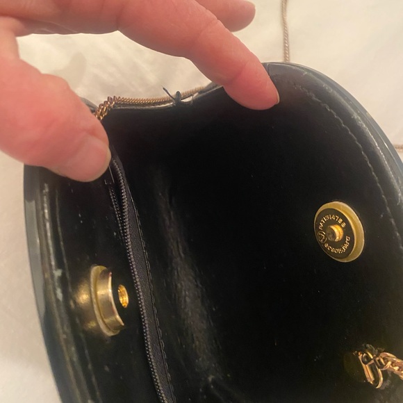 Vintage Danier Marbled Lucite Art Deco Chain Clutch - Picture 8 of 8